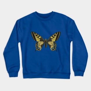 A common yellow swallowtail vector illustration Crewneck Sweatshirt